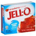 Jello Strawberry Sugar Free Gelatin, .3 Ounce -- 24 Case