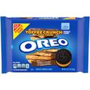 Oreo Double Stuff Toffee Crunch Flavor Cream Chocolate Sandwich Cookies, 17 Ounce -- 12 per case