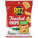 Ritz Sour Cream and Onion Toasted Chips, 2.5 Ounce - 12 per case