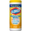 Clorox Lemon Fresh Wipes Can, 12 Case -- 35 Count