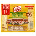 Oscar Mayer Turkey Breast and White Meat Honey Smoked, 1 Pound -- 9 per case.