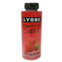 Lyons Strawberry Designer Dessert Sauce, 16 Ounce -- 12 per case
