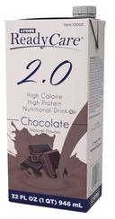 Lyons ReadyCare 2.0 Chocolate Nutritional Drink, 32 Ounce -- 12 per case
