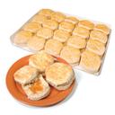 Bridgford Honey Whole Wheat Sliced Biscuits -- 100 per case.