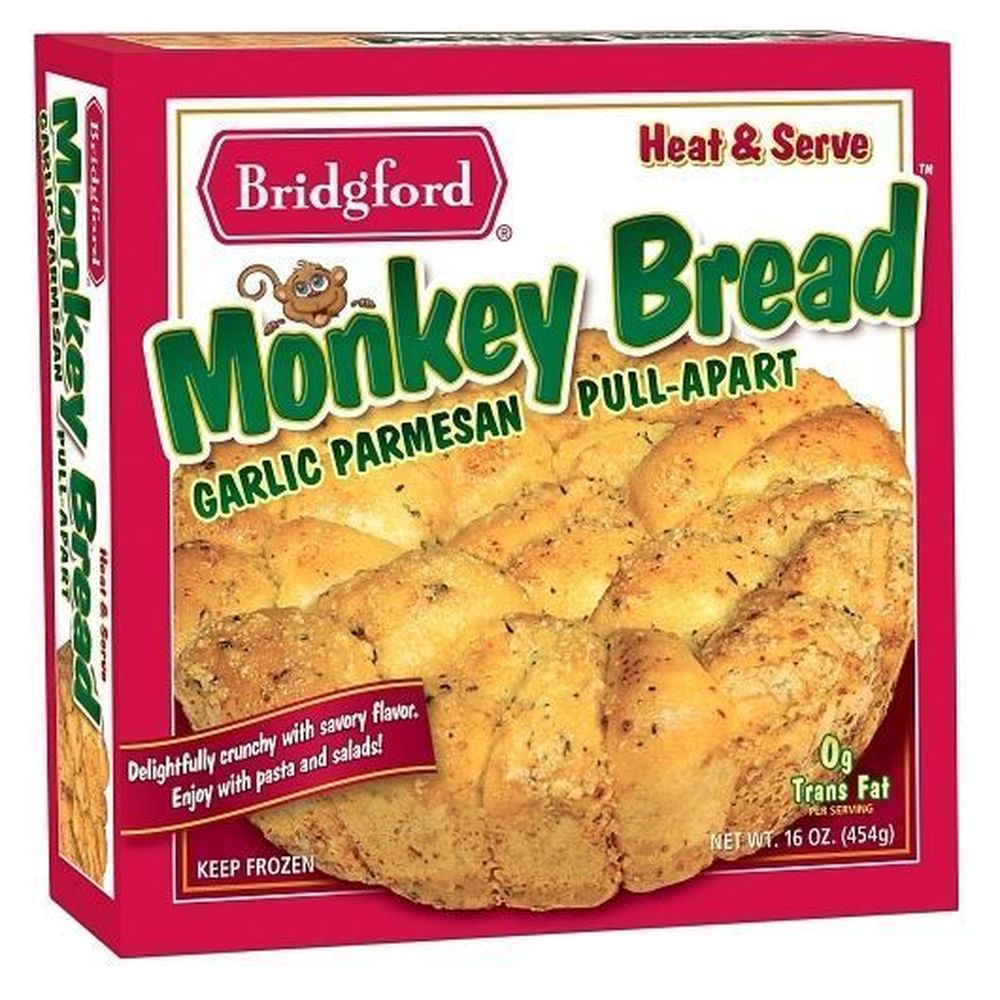 Bridgford Garlic Parmesan Monkey Bread, 16 Ounce -- 6 per case