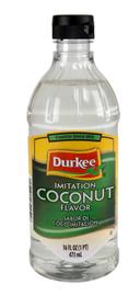 Durkee Imitation Coconut Flavor - 16 oz. bottle, 6 per case