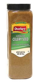Durkee Ground Celery Seed - 16 oz. container, 6 per case