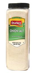 Durkee Onion Salt - 36 oz. container, 6 per case