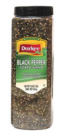 Durkee Coarse Grande Pepper - 16 oz. container, 6 per case