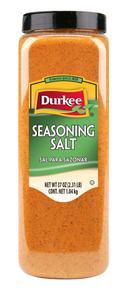 Durkee Seasoning Salt - 37 oz. container, 6 per case