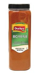 Durkee Barbecue Rib Rub - 22 oz. container, 6 per case
