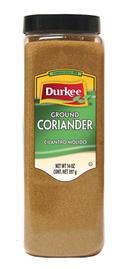 Durkee Ground Coriander - 14 oz. container, 6 per case