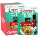 Chicken Of The Sea Sweet and Spicy Wild Caught Light Tuna, 2.5 Ounce Pouch -- 12 per case