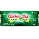 Chicken Of The Sea Chunk Light Tuna in Water,  5 Ounce, 4 per pack -- 6 packs per case.
