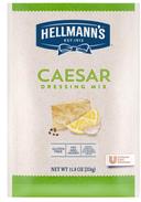 Hellmanns Dry Caesar Dressing Mix, 11.8 Ounce -- 6 per case