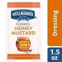Hellmann's Classics Honey Mustard Salad Dressing Portion Control Pack, 1.5 Ounce -- 102 Per Case