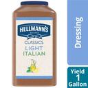 Hellmann's Light Italian Salad Dressing Jug, 1 gallon -- 4 per case