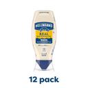 Hellmann's Real Mayonnaise Squeeze Bottle, 11.5 ounce -- 12 per case