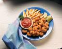 King and Prince Round Blue Ribbon Popcorn Gourmet Breaded Shrimp, 2 Pound -- 12 per case.