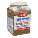 Rich Gold Label Non Dairy Whip Topping, 8.8 Pound -- 4 per case.