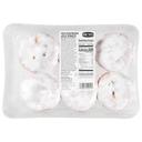 Richs Naturally Flavored Raspberry Filled Shell Donuts with White Icing, 1.24 Pound -- 8 per case