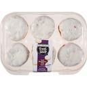 Our Specialty Treat Shoppe White Iced Raspberry Jelly Donuts, 1.238 Pound -- 12 per case