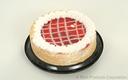 Rich Jon Donaire Strawberry and Creme Ice Cream Cake, 40 Ounce -- 4 per case.