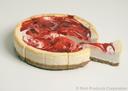 Rich Jon Donaire Baked New York Strawberry Swirl Cheese Cake, 14 Ounce -- 4 per case.