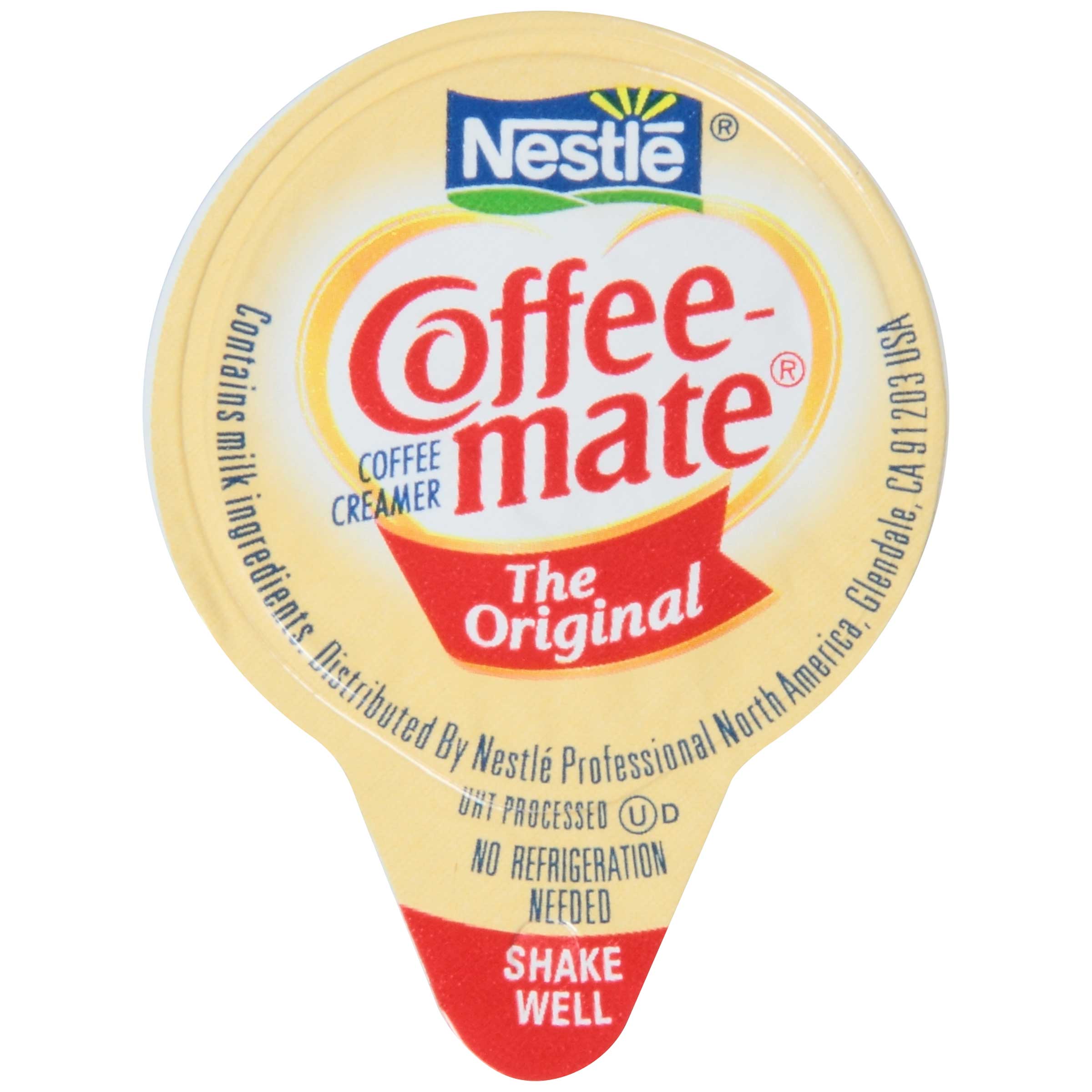 Coffee-Mate Originial Liquid Creamer - 50/0.375 oz. cups per box, 4 boxes per case