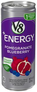 V8 Fusion Pomegranate Blueberry Beverage, 8 Fluid Ounce -- 24 per case