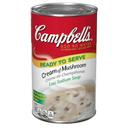 Campbells Low Sodium Cream Of Mushroom Soup, 49.5 Ounce -- 12 per case