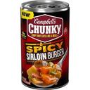 Campbells Chunky Spicy Sirloin Burger Soup, 18.8 Ounce Can -- 12 per case