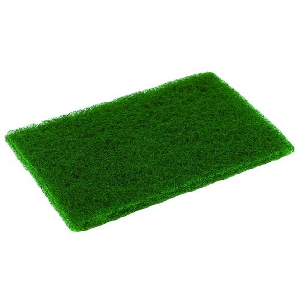Disco 6 x 9 inch Green Medium Duty Scouring Pad, 100 count