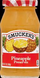 Smuckers Pineapple Preserves, 12 Ounce -- 12 per case