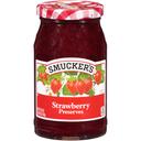 Smuckers Strawberry Preserves, 18 Ounce -- 12 per case.