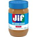 Jif No Added Sugar Peanut Butter, 33.5 Ounce -- 8 per case