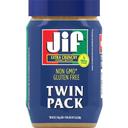 Jif Extra Crunchy Peanut Butter - Twin Pack, 40 Ounce - 2 per box -- 4 per case.