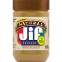 Jif Natural Crunchy Peanut Butter, 16 Ounce -- 12 per case.