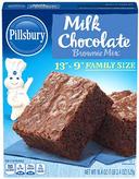 Pillsbury Family Size Milk Chocolate Brownie Mix, 18.4 Ounce -- 12 per case