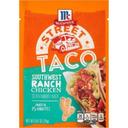 Mccormick Southwest Ranch Chicken Street Taco Seasoning Mix, 0.87 Ounce -- 12 per case
