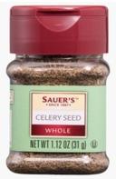 Sauer's Celery Seed, 1.12 Ounce -- 48 per case