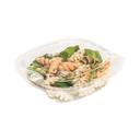 Par Pak Polystyrene Clear 1 Compartment Carryout Container with Hinged Lid, 4.38 x 4 inch -- 500 per case.