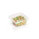 Par Pak Plastic 1 Compartment Carryout Food Container with Hinged Lid, 6 Ounce -- 1500 per case.