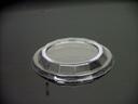 Par Pak Polystyrene Dome Lid for Black Round Thermoform Oriented Invisibowl, 1624 Ounce -- 500 per case.
