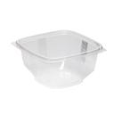 WNA Par Pack PETE Thermoform Clear Small Square Bowl, 16 Ounce -- 500 per case.