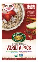 Natures Path Hot Oatmeal - Variety Pack, 14 Ounce -- 6 per case.