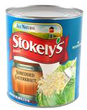 Stokelys Fancy Sauerkraut - no. 10 can, 6 cans per case.