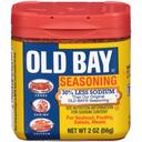 Old Bay 30 Percent Less Sodium Seasoning, 2 Ounce -- 12 per case.