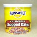 Sunsweet California Chopped Dates, 10 Ounce -- 12 per case.