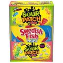 Sour Patch Swedish Fish Red Fat Free Soft and Chewy Candy - Variety Pack, 240 count